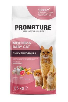 pronature - Pro Nature Mother & Baby Tavuk Etli Kuru Kedi Maması 1,5 Kg