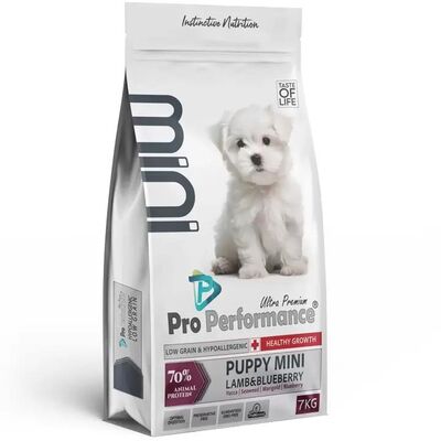 Pro Performance - Pro Performance Ultra Premium Mini Puppy Kuzulu & Yabanmersinli Küçük Irk Yavru Köpek Maması 7KG