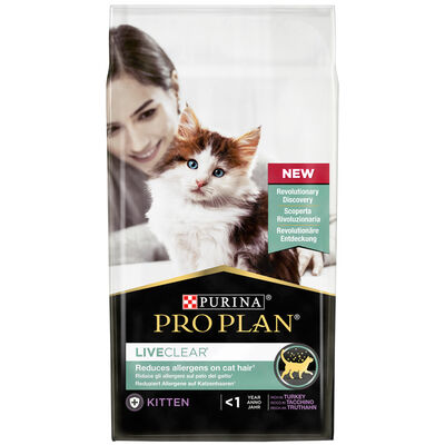 ProPlan - Pro Plan LiveClear Hindili Alerjen Azaltan Yavru Kedi Maması 1,4kg