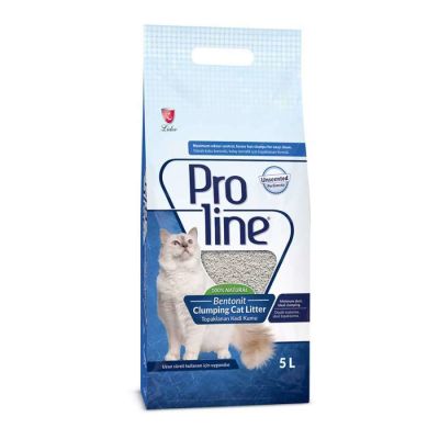 Proline - Proline Bentonit Topaklaşan Kedi Kumu 5Lt Parfümsüz