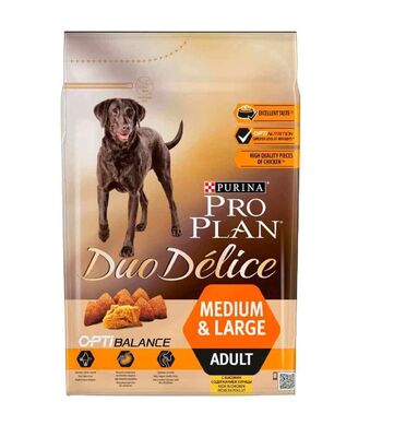 ProPlan - Proplan Duo Delice Taze Parça Etli Yetişkin Köpek Maması 2,5 Kg