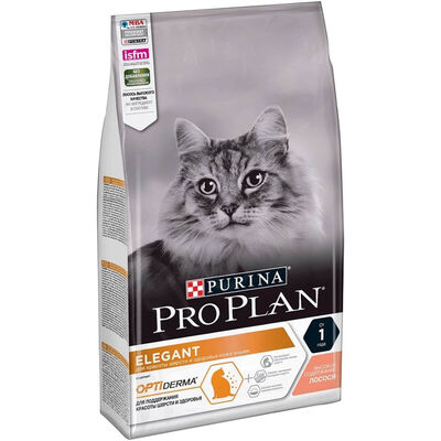 ProPlan - ProPlan Elegant Derma Plus Somonlu Yetişkin Kuru Kedi Maması 10 Kg