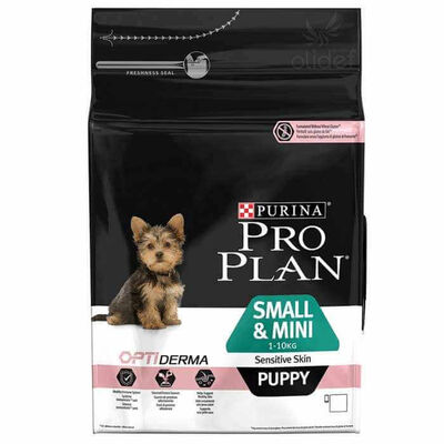 ProPlan - Proplan Sensitive Somonlu Küçük Irk Yavru Köpek Maması 3 Kg