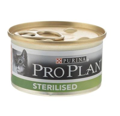 ProPlan - Proplan Steril Kısırlaştırılmış Somonlu Kedi Konservesi 85 Gr