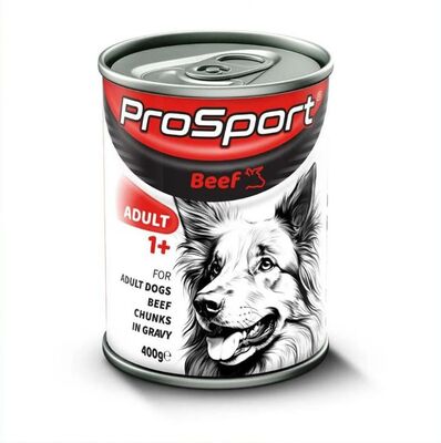 ProSport - ProSport Chunk Biftekli Yetişkin Köpek Konservesi 400 Gr