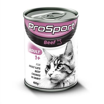 Prostar - Prosport Chunk Sığır Etli Yetişkin Kedi Konservesi 400 gram