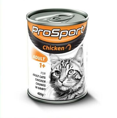 ProSport - ProSport Chunk Tavuklu Yetişkin Kedi Konservesi 400 Gr