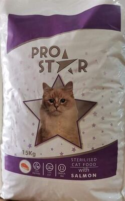 PRO STAR - Prostar Somonlu Kısır Yetişkin Kedi Maması 15 Kg