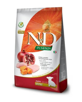 N&D - N&D Balkabaklı Tavuklu Narlı Küçük Irk Yavru Köpek Maması 2.5 Kg