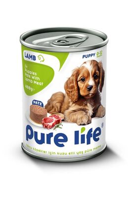 PureLife - Pure Lıfe Yavru Köpek Kuzu Etli Yaş Mama Püre 400 gr