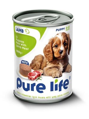 PureLife - Pure Lıfe Yavru Köpek Kuzu Etli Yaş Mama Püre 400 gr