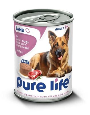 PureLife - Pure Lıfe Yetişkin Köpek Kuzu Etli Yaş Püre Mama 400 Gr