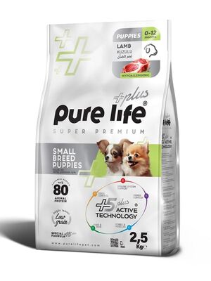PureLife - PureLife Plus Kuzulu Küçük Irk Yavru Köpek Maması 2.5 Kg
