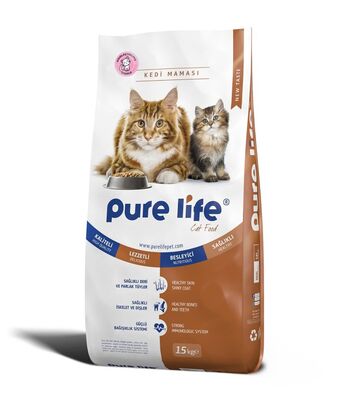 PureLife - Pure Life Sterilised Kısırlaştırılmış Yetişkin Kedi Maması 15 kg