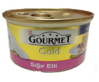 Gourmet - Gourmet Gold Kıyılmış Sığır Etli Konserve Kedi Maması 85Gr