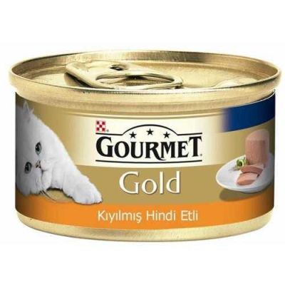 Purina - Purina Gourmet Kıyılmış Hindi Etli Kedi Konservesi 85 Gr