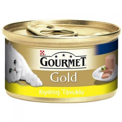 Gourmet - Gourmet Gold Kıyılmış Tavuklu Konserve Kedi Maması 85 Gr