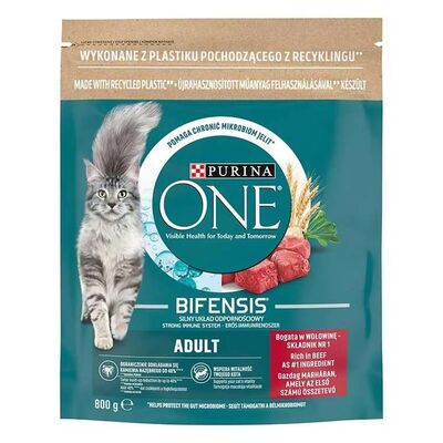 Purina One - Purina One Sığır Etli Yetişkin Kedi Maması 800 G