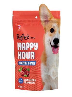 Reflex - Reflex Happy Hour Sağlıklı Kemikler İçin Destekleyici Köpek Ödülü 60 Gr