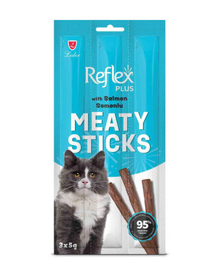 Reflex - Reflex Somonlu Kedi Ödül Çubuğu 5 Gr 3 Adet