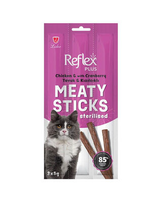 Reflex - Reflex Meaty Sticks / Tavuklu ve Kızılcıklı Etli Çubuk 3*5g