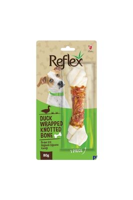 Reflex - Reflex Ördek Etli Düğümlü Köpek Çiğneme Kemiği 80 Gr