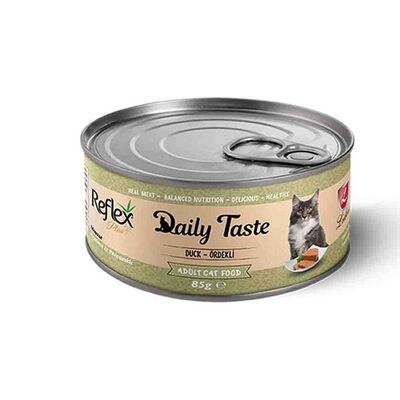 Reflex Plus - Reflex Plus Daily Taste Kıyılmış Ördekli Kedi Konservesi 85Gr