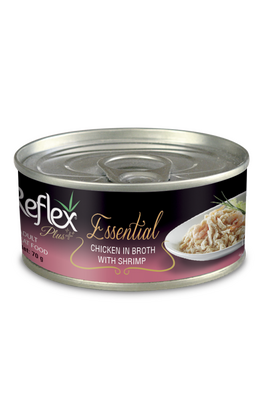 Reflex Plus - Reflex Plus Essential Tavuklu Karidesli Kedi Konservesi 70 Gr