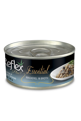 Reflex Plus - Reflex Plus Essential Uskumru Balıklı Kedi Konservesi 70 Gr