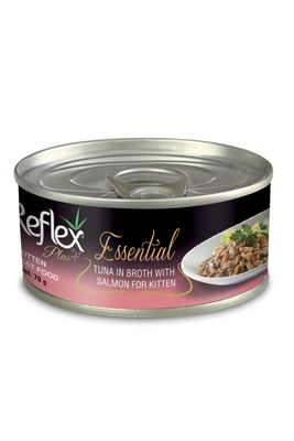 Reflex Plus - Reflex Plus Essential Kitten Somonlu Yavru Kedi Konservesi 70 Gr