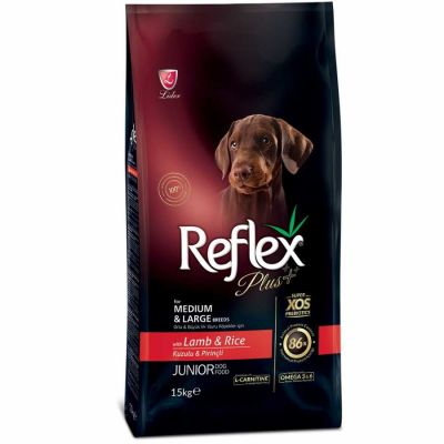 Reflex Plus - Reflex Plus Kuzulu Pirinçli Yavru Köpek Maması 15 Kg