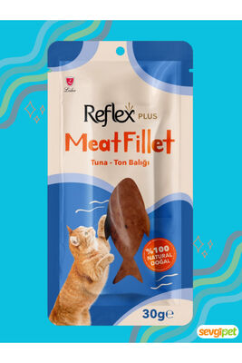 Reflex Plus - Reflex Plus Meat Fillet / Ton Balığı Fileto 30gr – Yüksek Proteinli Kedi Ödülü