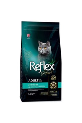 Reflex Plus - Reflex Plus Somonlu Kısırlaştırılmış Kedi Maması 1,5 Kg