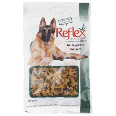 Reflex - Reflex Semi Moist Av Hayvanlı Tavuklu Köpek Ödülü 150 Gr