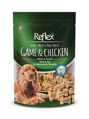 Reflex - Reflex Semi Moist Av Hayvanlı Tavuklu Köpek Ödülü 150 Gr
