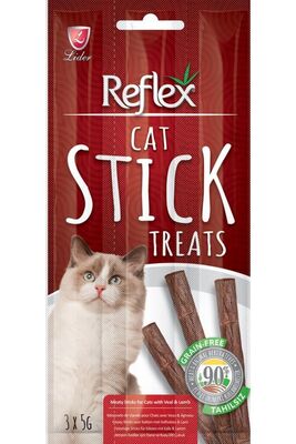 Reflex - Reflex Sticks Biftek Kuzu Kedi Ödül 3x5 Gr