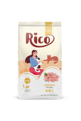 Rico - Rico Tavuklu Yavru Kedi Maması 15 Kg