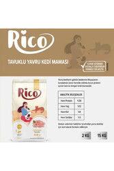 Rico Tavuklu Yavru Kedi Maması 15 Kg - Thumbnail
