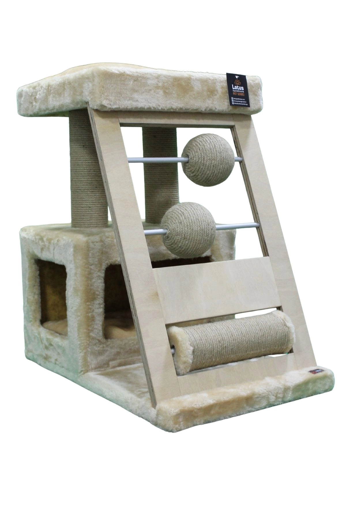 Rio Tırmalamalı Kedi Evi - Thumbnail