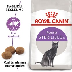 Royal Canin Sterilised 37 Kısırlaştırılmış Kedi Maması 2 Kg - Thumbnail