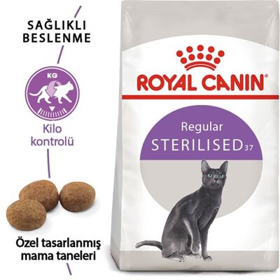 Royal Canin - Royal Canin Sterilised 37 Kısırlaştırılmış Kedi Maması 2 Kg