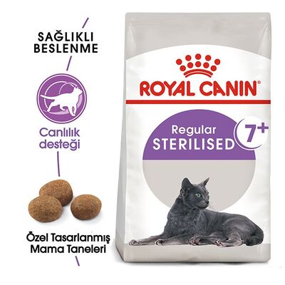 Royal Canin - Royal Canin Sterilised +7 Yaş Üzeri Kısır Kedi Maması 3,5 Kg