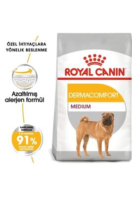 Royal Canin - Royal Canin Medium Dermacomfort Yetişkin Köpek Maması 12 Kg