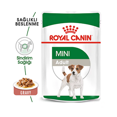Royal Canin - Royal Canin Pouch Adult Mini Gravy Köpek Konservesi 85 Gr