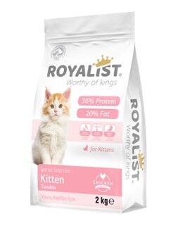 Royalist - Royalist Cat Kitten Tavuklu Yavru Kedi Maması 2 KG