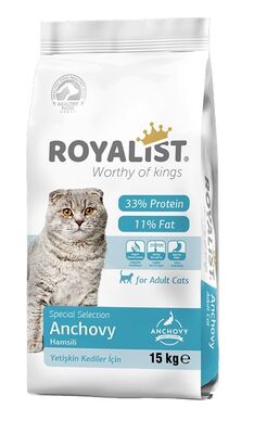 Royalist - Royalist Premium Anchovy Hamsili Yetişkin Kedi Maması 15 Kg