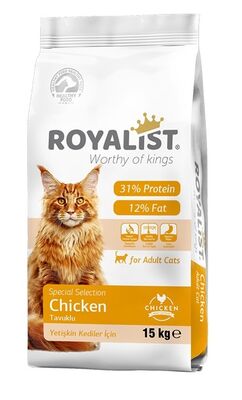 Royalist - Royalist Premium Chicken Tavuklu Yetişkin Kedi Maması 15 Kg