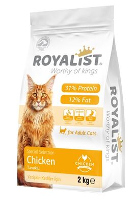Royalist - Royalist Premium Chicken Tavuklu Yetişkin Kedi Maması 2 Kg