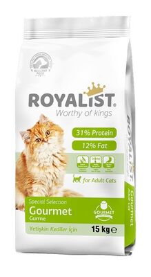 Royalist - Royalist Premium Gourmet Renkli Taneli Yetişkin Kedi Maması 15 Kg