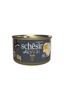 Schesir - Schesir After Dark Pate Tavuk Etli Tahılsız Yetişkin Kedi Konservesi 80 gr